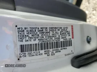 2001 Toyota Camry CE with VIN JT2BG22K810574290, listed as a Copart auction lot 88554975 with 267,620 mi miles and Salvage Title. Bid and sale history available at carsss.com. Image 14.