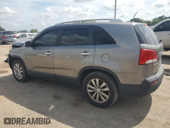 2011 Kia Sorento LX with VIN 5XYKT4A27BG048986, listed as a Copart auction lot 54908385 with 158,698 mi miles and Salvage Title. Bid and sale history available at DreamBid. Image 2.