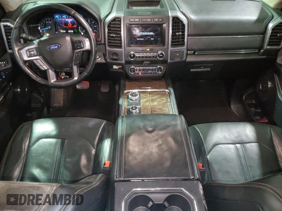 2019 Ford Expedition Platinum with VIN 1FMJU1MT1KEA75424, listed as a Copart auction lot 87657825 with 122,151 mi miles and Clean Title. Bid and sale history available at carsss.com. Image 8.