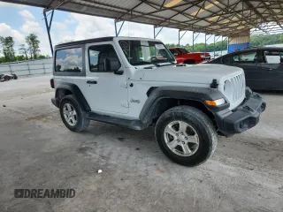 2019 Jeep Wrangler Sport S with VIN 1C4GJXAG5KW641192, listed as a Copart auction lot 59960325 with 25,855 mi miles and Salvage title. Bid and sale history available at DreamBid. Image 4.
