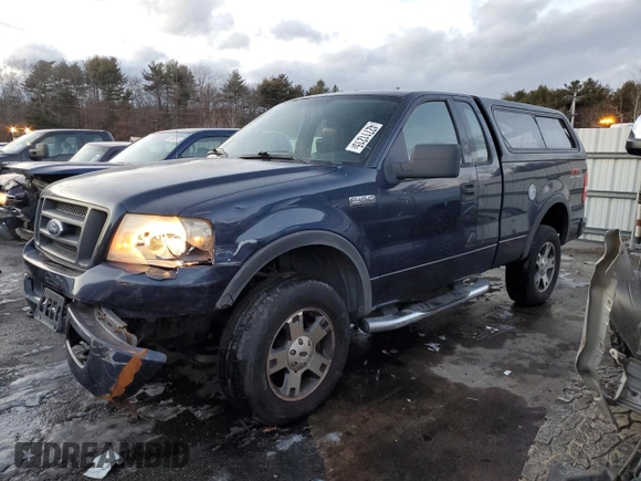 2004 Ford F-150 XL with VIN 1FTRF14544NB95529, listed as a Copart auction lot 42711215 with 124,622 mi miles and Clean Title. Bid and sale history available at DreamBid. Image 1.