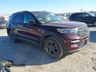 2022 Ford Explorer XLT with VIN 1FMSK7DHXNGA59840, listed as a IAAI auction lot 41381932 with 49,867 mi miles. Bid and sale history available at carsss.com. Image 1.