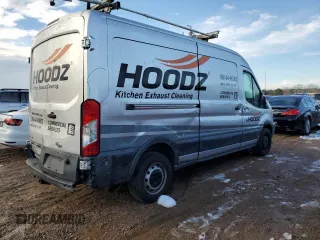 2015 Ford Transit with VIN 1FTNR2CG3FKA61677, listed as a Copart auction lot 87996715 with 178,460 mi miles and Salvage Title. Bid and sale history available at DreamBid. Image 3.