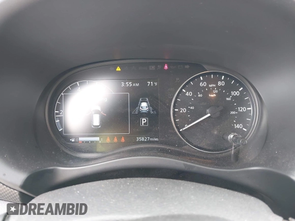 2023 Nissan Kicks SV with VIN 3N1CP5CV2PL470060, listed as a IAAI auction lot 42442763 with 35,827 mi miles and . Bid and sale history available at DreamBid. Image 7.
