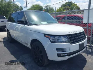 2015 Land Rover Range Rover Supercharged with VIN SALGS3TF6FA229384, listed as a IAAI auction lot 42092836 with 195,998 mi miles. Bid and sale history available at carsss.com. Image 1.