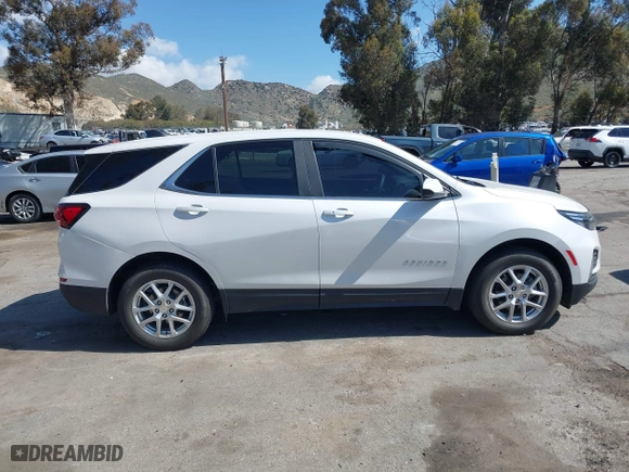 2023 Chevrolet Equinox LT with VIN 3GNAXUEG7PS172338, listed as a IAAI auction lot 41546330 with 50,473 mi miles. Bid and sale history available at carsss.com. Image 13.