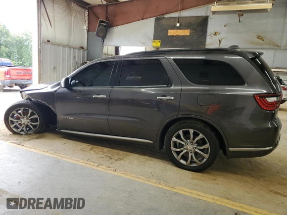 2018 Dodge Durango Citadel Anodized Platinum with VIN 1C4SDJET5JC369250, listed as a Copart auction lot 71709494 with 100,992 mi miles and Salvage title. Bid and sale history available at DreamBid. Image 2.