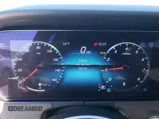 2023 Mercedes-Benz E 350 with VIN W1KZF8EB0PB099857, listed as a Copart auction lot 47774245 with 35,718 mi miles and Salvage Title. Bid and sale history available at DreamBid. Image 9.