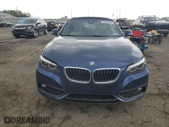 2019 BMW 2 Series 230i xDrive with VIN WBA2K1C55K7D46751, listed as a Copart auction lot 56093404 with 35,196 mi miles. Bid and sale history available at carsss.com. Image 5.