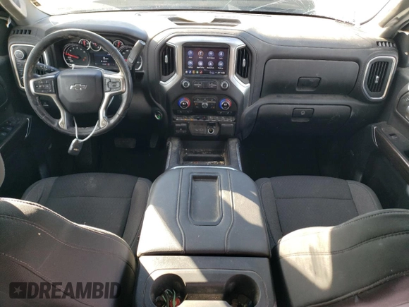 2021 Chevrolet Silverado 1500 LT Trail Boss with VIN 1GCPYFED7MZ308497, listed as a Copart auction lot 45048465 with 81,989 mi miles and Salvage Title. Bid and sale history available at DreamBid. Image 8.