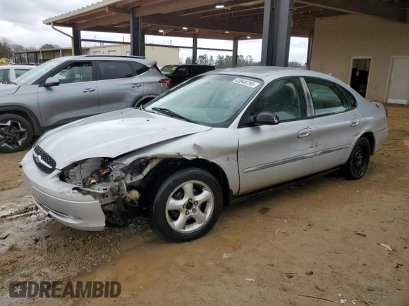 2000 Ford Taurus SE with VIN 1FAFP532XYA141783, listed as a Copart auction lot 43949795 with 203,939 mi miles and Salvage Title. Bid and sale history available at DreamBid. Image 1.