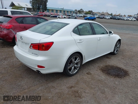 2010 Lexus IS 350 with VIN JTHBE5C21A5024315, listed as a IAAI auction lot 42185188 with 247,738 mi miles and . Bid and sale history available at DreamBid. Image 4.