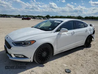 2017 Ford Fusion Hybrid Titanium with VIN 3FA6P0RU1HR234998, listed as a Copart auction lot 56695735 with 216,362 mi miles and Salvage title. Bid and sale history available at DreamBid. Image 1.