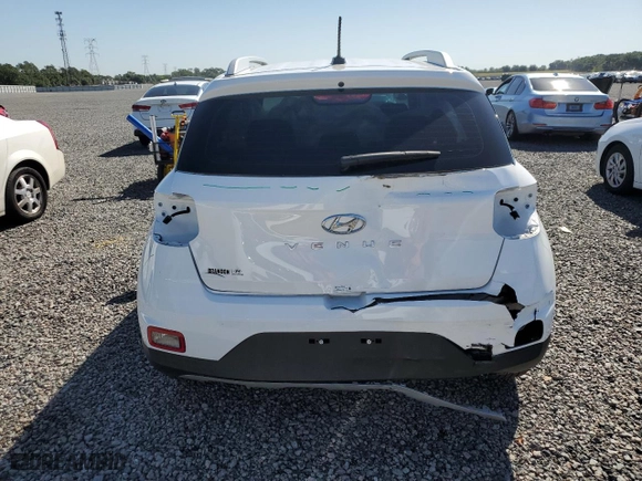 2024 Hyundai Venue SEL with VIN KMHRC8A34RU341957, listed as a Copart auction lot 52706545 with 2,528 mi miles and Salvage Title. Bid and sale history available at carsss.com. Image 6.