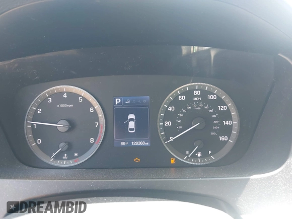 2016 Hyundai Sonata SE with VIN 5NPE24AF5GH434485, listed as a IAAI auction lot 42144259 with 128,368 mi miles and . Bid and sale history available at carsss.com. Image 7.