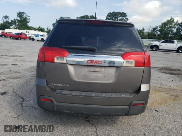 2011 GMC Terrain SLT-1 with VIN 2CTALUEC1B6428888, listed as a Copart auction lot 63387605 with 180,400 mi miles and Salvage title. Bid and sale history available at DreamBid. Image 6.