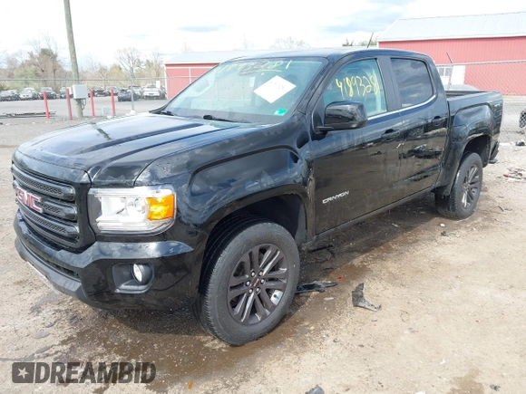 2019 GMC Canyon 4WD SLE with VIN 1GTG6CEN6K1332802, listed as a IAAI auction lot 41893281 with 62,177 mi miles. Bid and sale history available at carsss.com. Image 2.