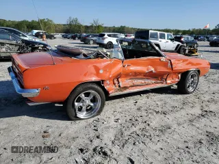 1969 Pontiac Firebird z VIN 223679U130800, wystawiony jako Copart lot #52325715 z przebiegiem 545 118 mil mil oraz Szkoda całkowita • Salvage title. Historia ofert i sprzedaży dostępna na DreamBid. Obrazek 3.