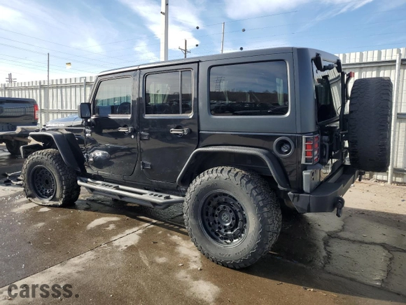 2018 Jeep Wrangler JK Unlimited Rubicon with VIN 1C4BJWFG0JL899973, listed as a Copart auction lot 41428895 with 88,357 mi miles and Salvage Title. Bid and sale history available at carsss.com. Image 2.