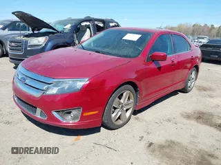 2010 Ford Fusion SPORT with VIN 3FAHP0DC3AR144734, listed as a IAAI auction lot 41853231 with 167,662 mi miles. Bid and sale history available at carsss.com. Image 2.