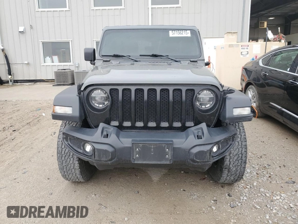 2020 Jeep Wrangler Unlimited Willys with VIN 1C4HJXDM2LW345683, listed as a Copart auction lot 57156215 with Not provided miles and Salvage title. Bid and sale history available at DreamBid. Image 5.