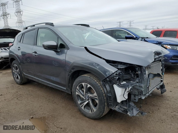 2024 Subaru Crosstrek Premium with VIN JF2GUADC2RH323446, listed as a Copart auction lot 46150945 with 16,433 mi miles and Salvage Title. Bid and sale history available at carsss.com. Image 4.