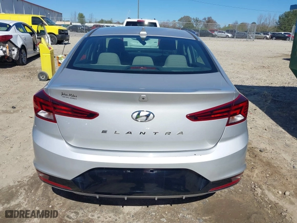 2019 Hyundai Elantra Preferred with VIN KMHD84LF4KU743494, listed as a IAAI auction lot 41821777 with 147,704 mi miles. Bid and sale history available at carsss.com. Image 16.