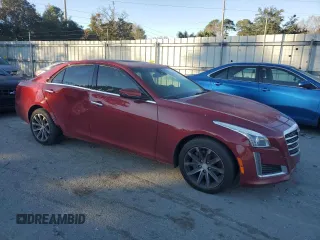 2016 Cadillac CTS Sedan Luxury Collection RWD with VIN 1G6AR5SX7G0106833, listed as a Copart auction lot 87455804 with 180,684 mi miles and Salvage Title. Bid and sale history available at carsss.com. Image 4.
