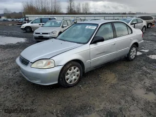 1999 Honda Civic VP with VIN 2HGEJ6616XH539865, listed as a Copart auction lot 88510835 with 309,615 mi miles and Clean Title. Bid and sale history available at carsss.com. Image 1.