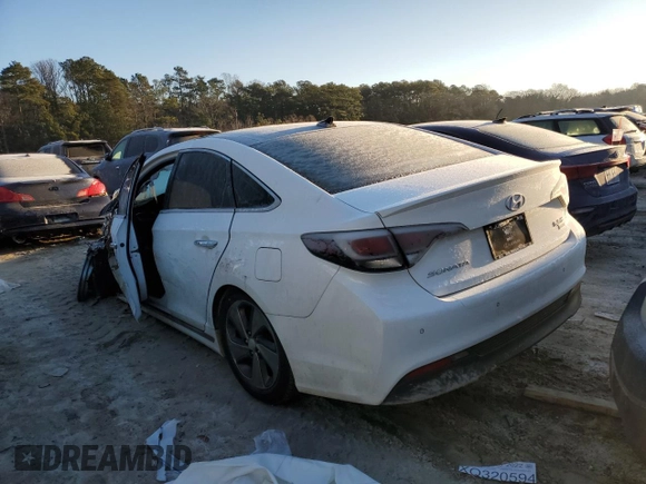 2017 Hyundai Sonata Hybrid Limited with VIN KMHE34L34HA065123, listed as a Copart auction lot 71990642 with 0 mi miles. Bid and sale history available at carsss.com. Image 2.