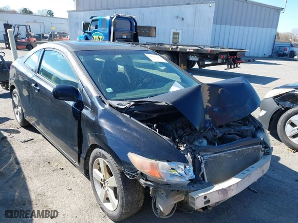 2008 Honda Civic Cpe EX-L with VIN 2HGFG12928H514660, listed as a IAAI auction lot 41876723 with 256,821 mi miles. Bid and sale history available at carsss.com. Image 1.
