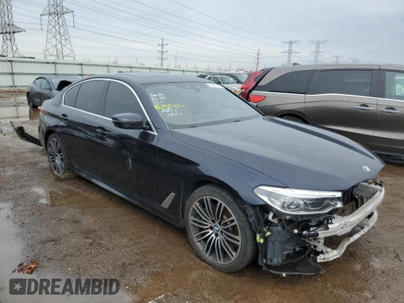2020 BMW 5 Series z VIN WBAJB1C04LCD27469, wystawiony jako Copart lot #85962264 z przebiegiem 112 807 mil mil oraz Czysty tytuł • Clean title. Historia ofert i sprzedaży dostępna na DreamBid. Obrazek 4.