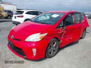 2015 Toyota Prius Four with VIN JTDKN3DU9F0400107, listed as a IAAI auction lot 42068273 with 100,915 mi miles. Bid and sale history available at carsss.com. Image 2.
