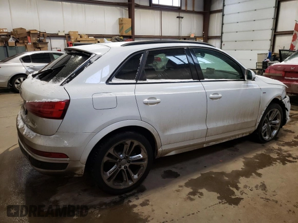 2017 Audi Q3 Prestige with VIN WA1GCCFS2HR005461, listed as a Copart auction lot 37967873 with 128,540 mi miles. Bid and sale history available at carsss.com. Image 3.