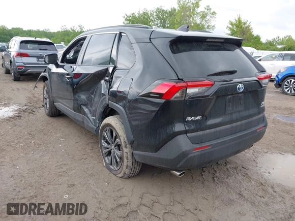 2023 Toyota RAV4 Hybrid XLE Premium with VIN 4T3B6RFV6PU126643, listed as a IAAI auction lot 42324990 with 31,491 mi miles and . Bid and sale history available at DreamBid. Image 3.