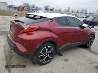 2018 Toyota C-HR XLE with VIN NMTKHMBX0JR023505, listed as a Copart auction lot 47661695 with 138,178 mi miles and Salvage Title. Bid and sale history available at carsss.com. Image 3.