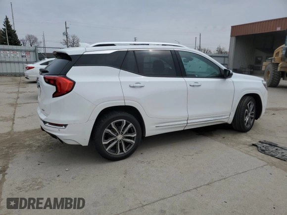 2019 GMC Terrain Denali with VIN 3GKALXEX1KL137663, listed as a Copart auction lot 52189135 with 98,477 mi miles and Salvage title. Bid and sale history available at DreamBid. Image 3.