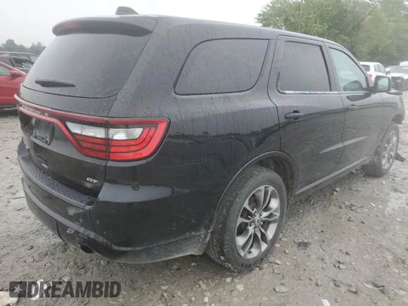 2019 Dodge Durango GT with VIN 1C4RDJDG4KC770535, listed as a Copart auction lot 59172145 with 102,480 mi miles and Salvage title. Bid and sale history available at DreamBid. Image 3.