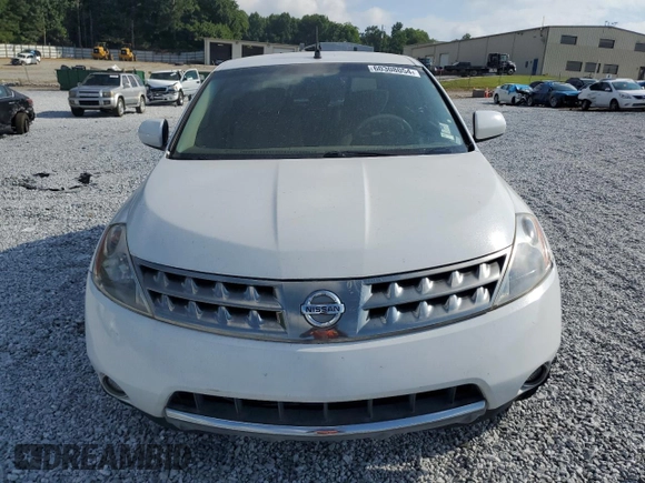 2006 Nissan Murano S with VIN JN8AZ08T06W428802, listed as a Copart auction lot 49888225 with 83,468 mi miles and Non Repairable. Bid and sale history available at carsss.com. Image 5.