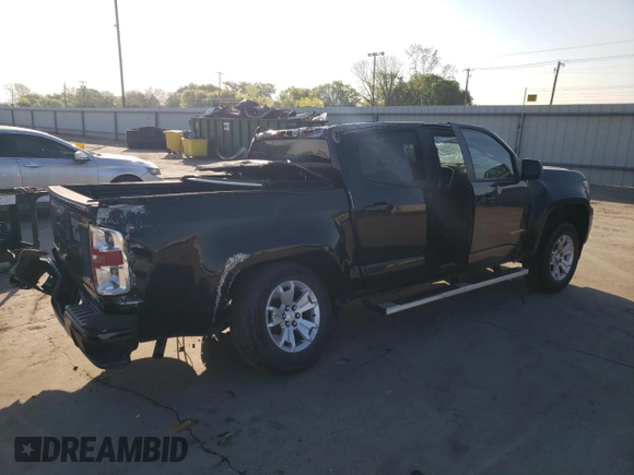 2022 Chevrolet Colorado 2WD LT with VIN 1GCGSCEA2N1101649, listed as a Copart auction lot 51707135 with 61,190 mi miles and Salvage title. Bid and sale history available at DreamBid. Image 3.