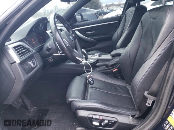 2019 BMW 4 Series 440i xDrive with VIN WBA4J7C54KBM76593, listed as a Copart auction lot 80133444 with 50,030 mi miles and Salvage Title. Bid and sale history available at carsss.com. Image 7.