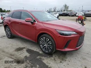 2023 Lexus RX with VIN JTJCHMAAXP2008011, listed as a Copart auction lot 54354375 with 12,571 mi miles and Salvage Title. Bid and sale history available at carsss.com. Image 4.