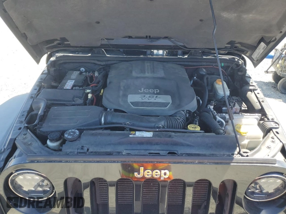2012 Jeep Wrangler Unlimited Call of Duty MW3 with VIN 1C4BJWFGXCL148883, listed as a Copart auction lot 53162705 with 111,900 mi miles and Salvage title. Bid and sale history available at DreamBid. Image 14.