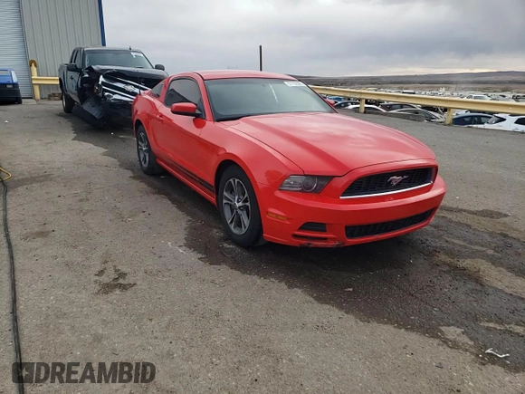 2014 Ford Mustang V6 with VIN 1ZVBP8AM9E5264443, listed as a Copart auction lot 51792565 with 130,984 mi miles and Salvage Title. Bid and sale history available at carsss.com. Image 13.