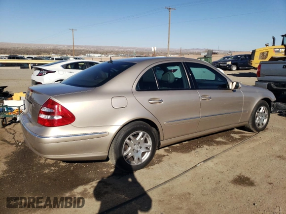 2004 Mercedes-Benz E 320 with VIN WDBUF65J44A475086, listed as a Copart auction lot 47033725 with 81,005 mi miles and Salvage Title. Bid and sale history available at carsss.com. Image 3.