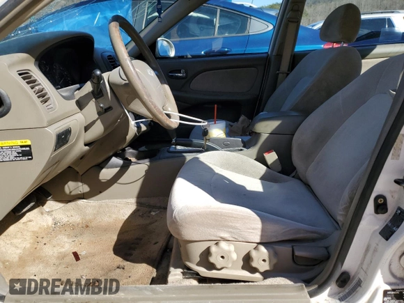 2002 Hyundai Sonata with VIN KMHWF25S32A581260, listed as a Copart auction lot 47229145 with 121,552 mi miles and Salvage Title. Bid and sale history available at carsss.com. Image 7.