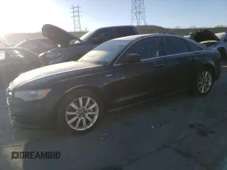 2015 Audi A6 3.0T Premium Plus with VIN WAUFGAFC2FN014598, listed as a Copart auction lot 43537985 with 102,304 mi miles and Salvage Title. Bid and sale history available at carsss.com. Image 1.