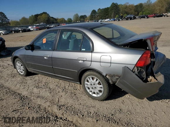 2004 Honda Civic LX with VIN 2HGES15534H627448, listed as a Copart auction lot 50652585 with 209,876 mi miles and Clean Title. Bid and sale history available at carsss.com. Image 2.