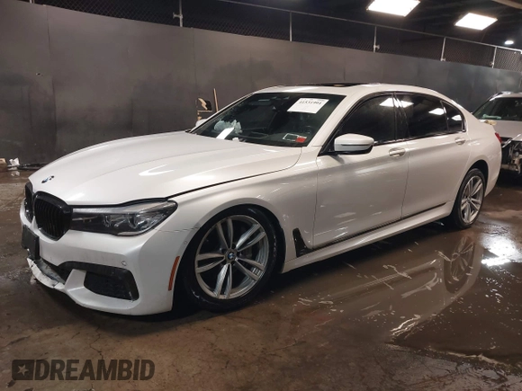 2019 BMW 7 Series 740i xDrive with VIN WBA7E4C59KGV70391, listed as a IAAI auction lot 41531991 with 70,017 mi miles and . Bid and sale history available at carsss.com. Image 2.