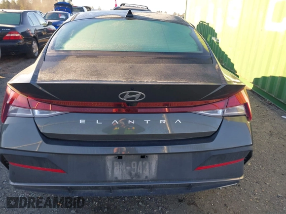 2024 Hyundai Elantra SEL with VIN KMHLM4DG3RU686052, listed as a IAAI auction lot 41322384 with 11,228 mi miles. Bid and sale history available at carsss.com. Image 17.
